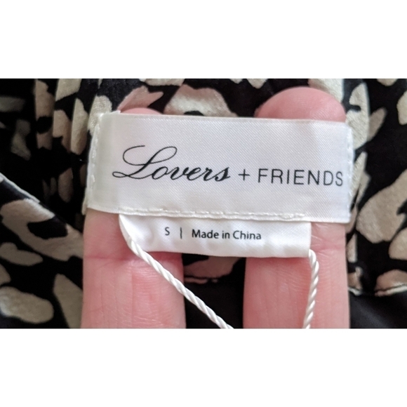 🆕 Lovers + Friends Macie Pants in Black Leopard Size Small - Picture 11 of 13